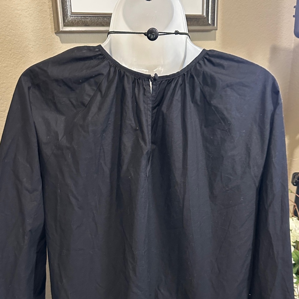 Size XS H&M Black Long Sleeve cotton Dress box 3 - Picture 6 of 10